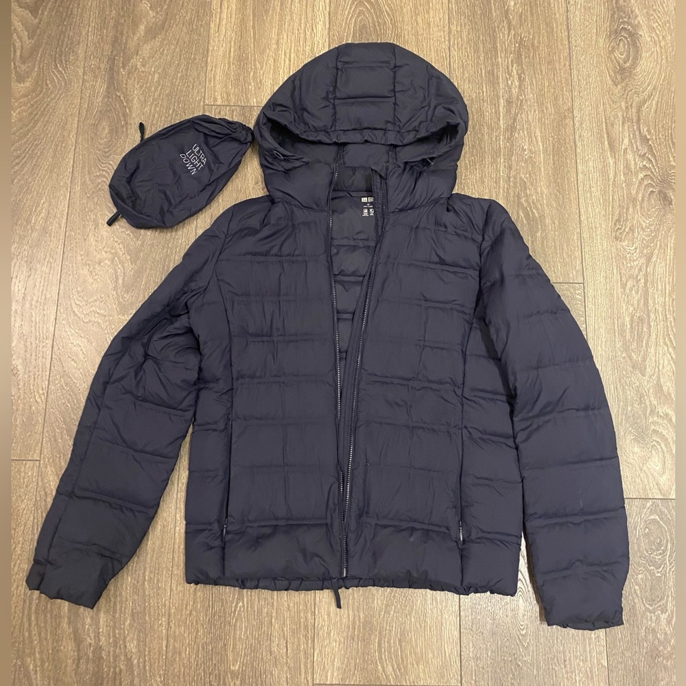 Uniqlo Women’s Ultra Light Down Jacket - Navy Blue - Size XS